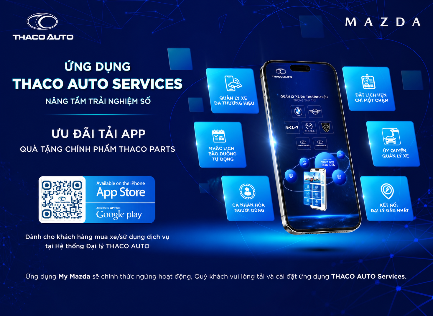 ỨNG DỤNG THACO AUTO SERVICES
